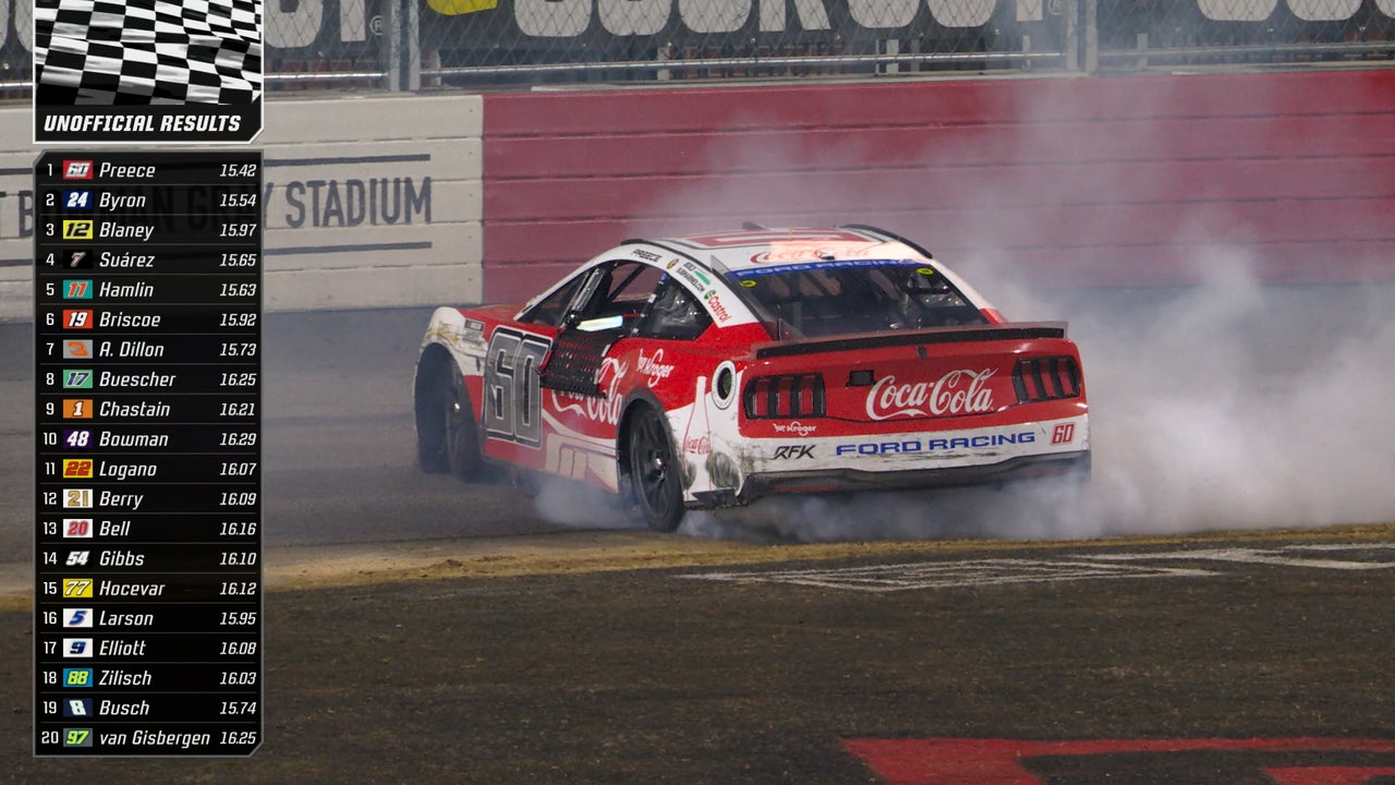 FINAL LAP 🏁 Ryan Preece secures victory at the Clash