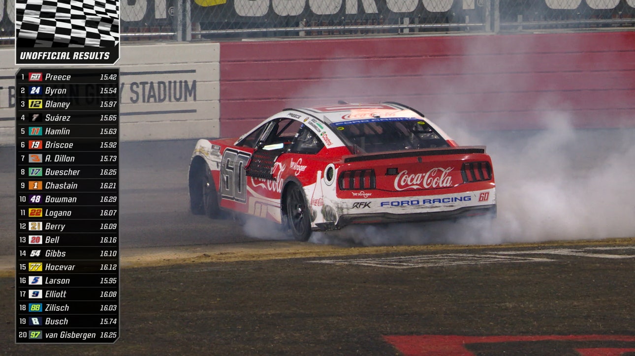 FINAL LAP 🏁 Ryan Preece secures victory at the Clash