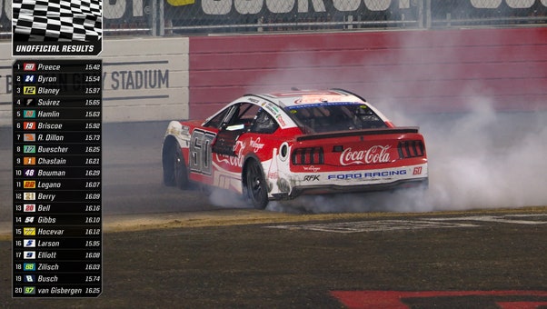 FINAL LAP 🏁 Ryan Preece secures victory at the Clash