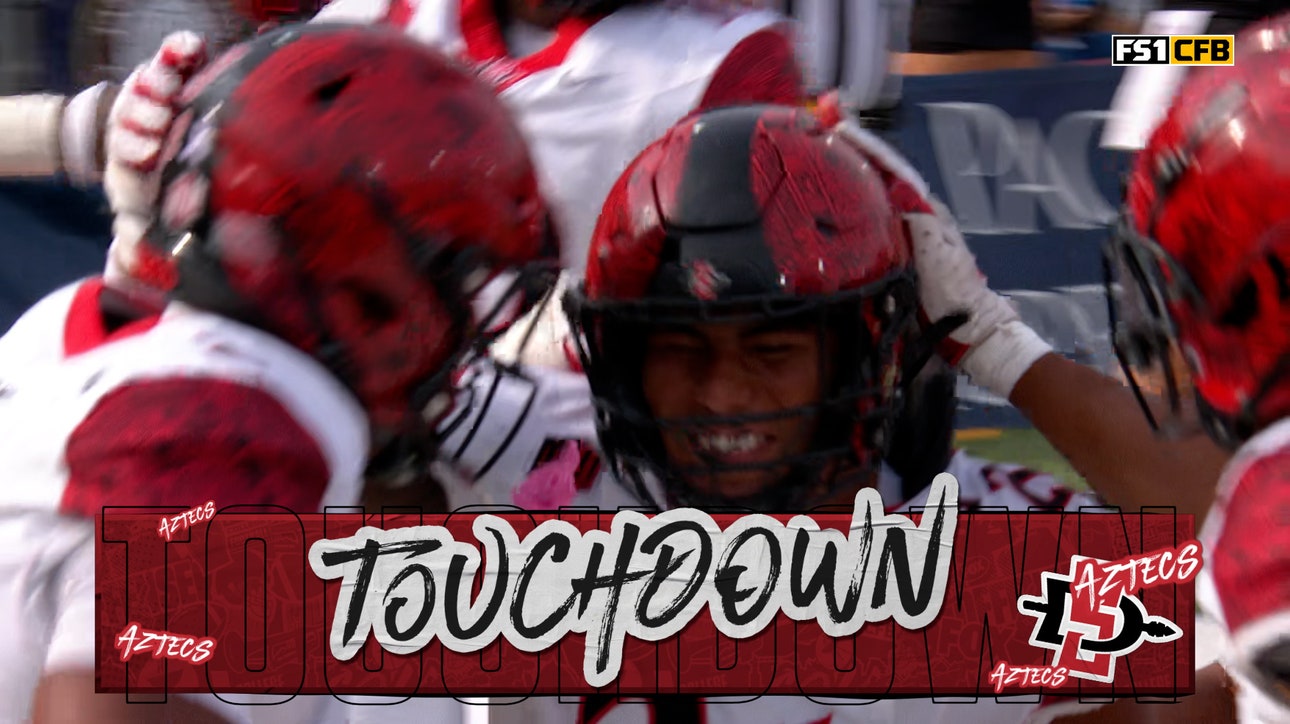 Tano Letuli picks off Carson Conklin & scores 31-yard TD, extending San Diego State's lead over Fresno State