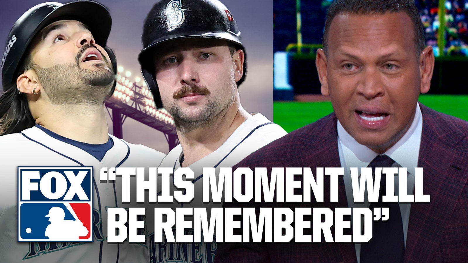 Mariners sieze MOMENTUM 🔱 A-rod, Papi & Derek Jeter react to Suarez & Raleigh's HEROIC performance
