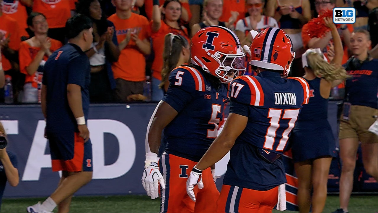 Ca'Lil Valentine bursts for 51-yard rushing TD, extending Illinois' lead over UAB