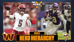 Herd Hierarchy: Vikings reach Top 3, Commanders leap into Colin's Top 10 of Week 5 | The Herd