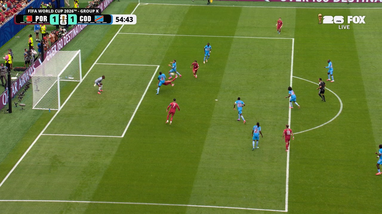 Portugal's João Cancelo has bicycle kick goal ruled out for offside | 2026 FIFA World Cup™