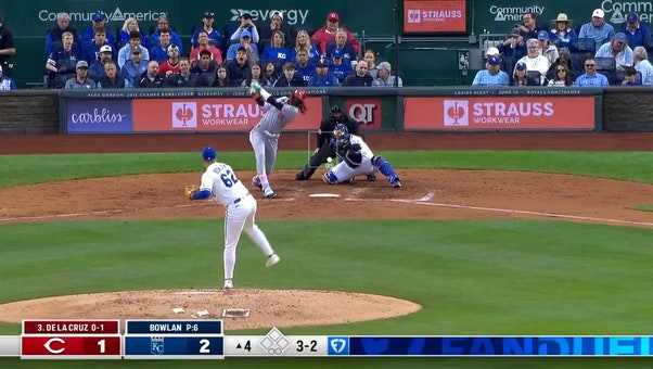 Reds' Elly De La Cruz crushes a 436-foot home run vs. Royals