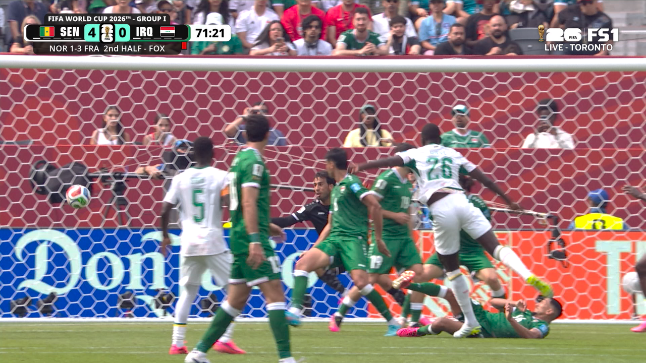 Senegal’s Pape Gueye scores his second goal vs Iraq | 2026 FIFA World Cup™