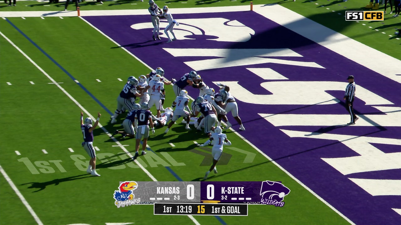 Rodney Fields Jr. rushes for 4-yard TD, giving Kansas State early lead over Kansas