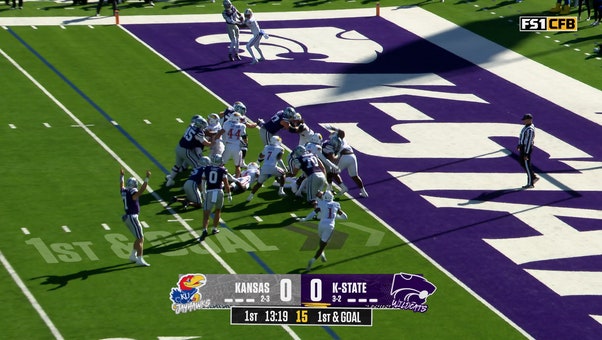 Rodney Fields Jr. rushes for 4-yard TD, giving Kansas State early lead over Kansas