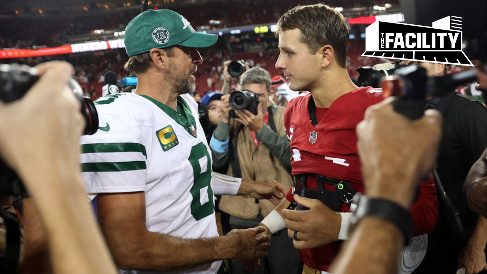 Aaron Rodgers throws for TD, INT in Jets MNF loss vs. 49ers