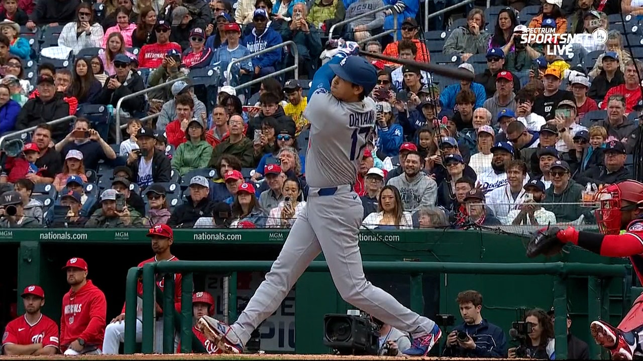 Shohei Ohtani crushes 438-foot HR, giving Dodgers lead over Nationals