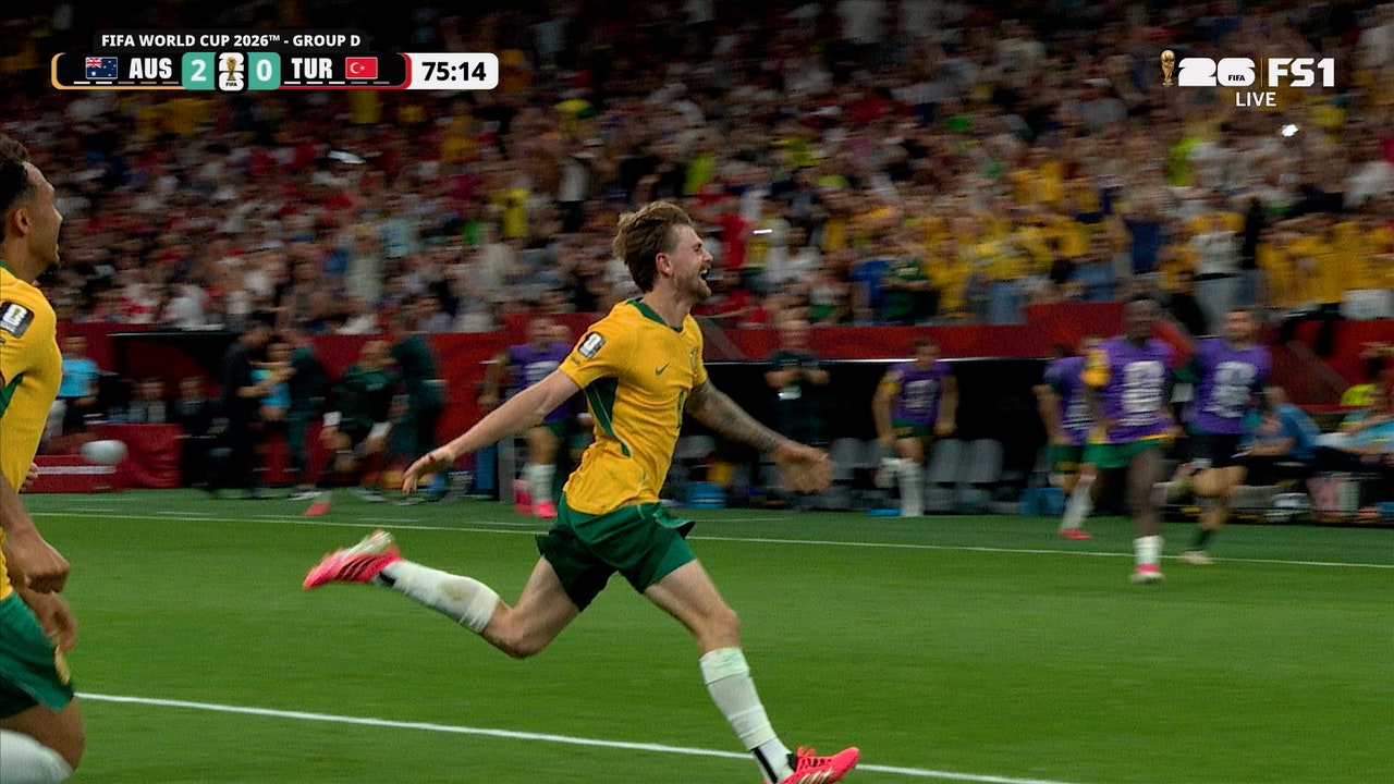 Australia’s Mathew Leckie hits absolute screamer to extend lead over Türkiye | 2026 FIFA World Cup™