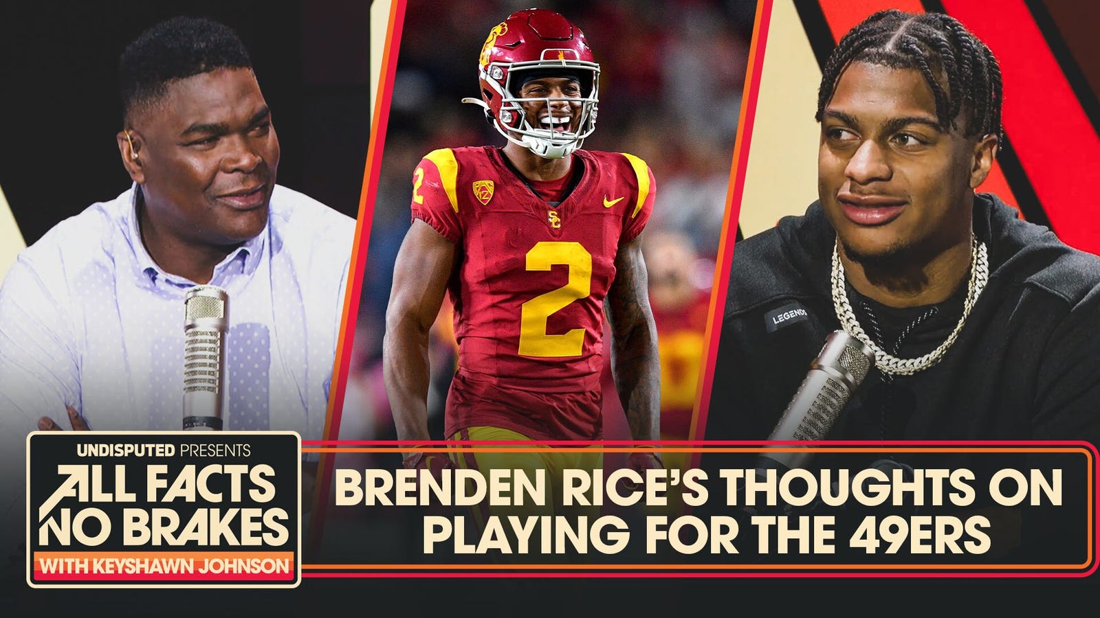 Brenden Rice on his father’s legacy, potentially playing for the 49ers