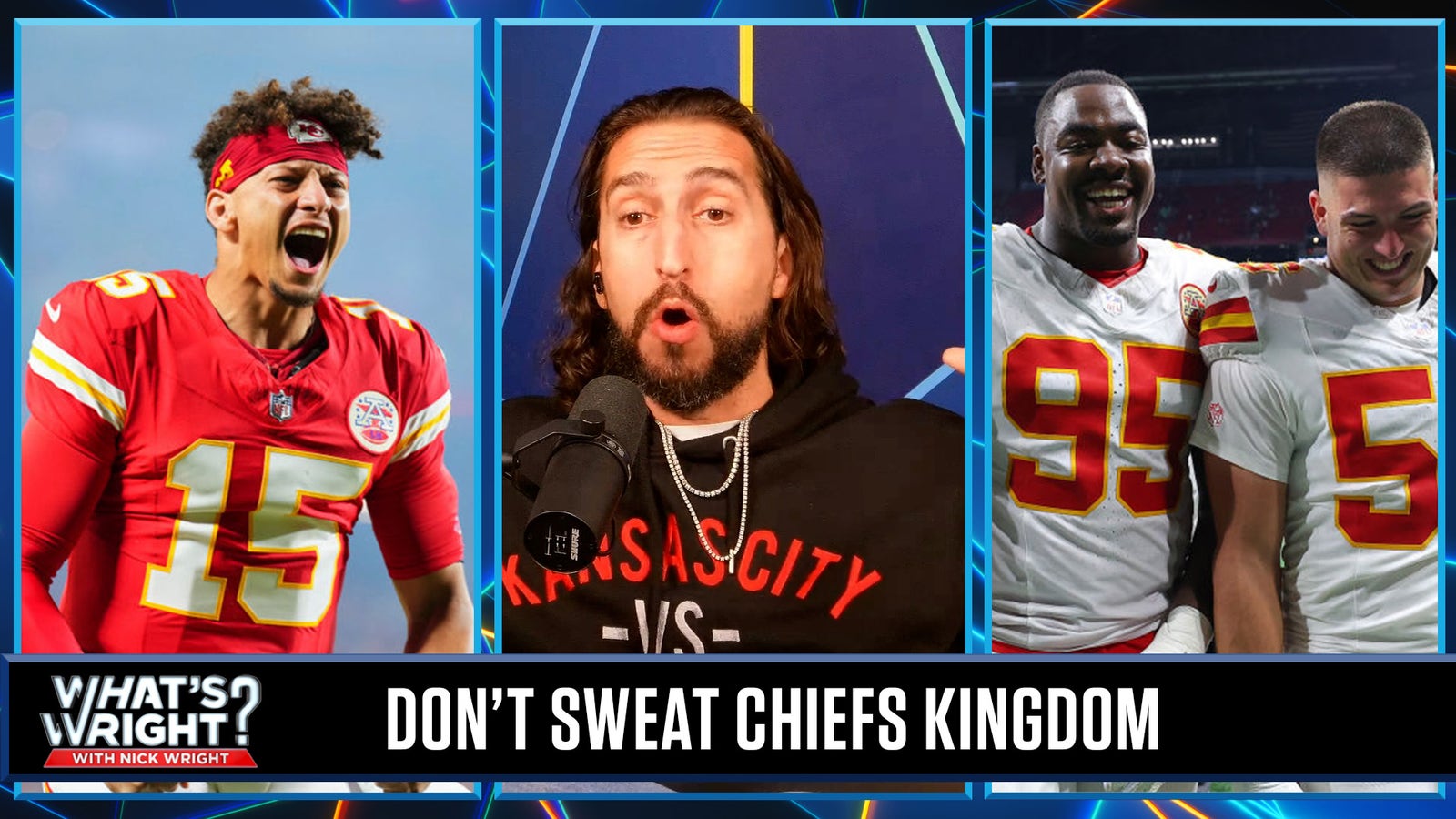 Nick Wright isn't worried about his Chiefs with Mahomes, strong defense