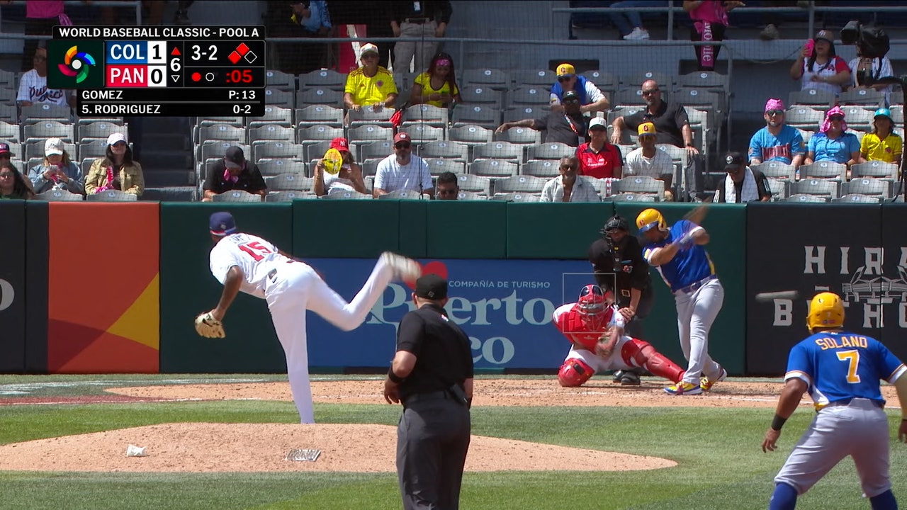 Colombia's Reynaldo Rodríguez hits two-run double, extending lead over Panama