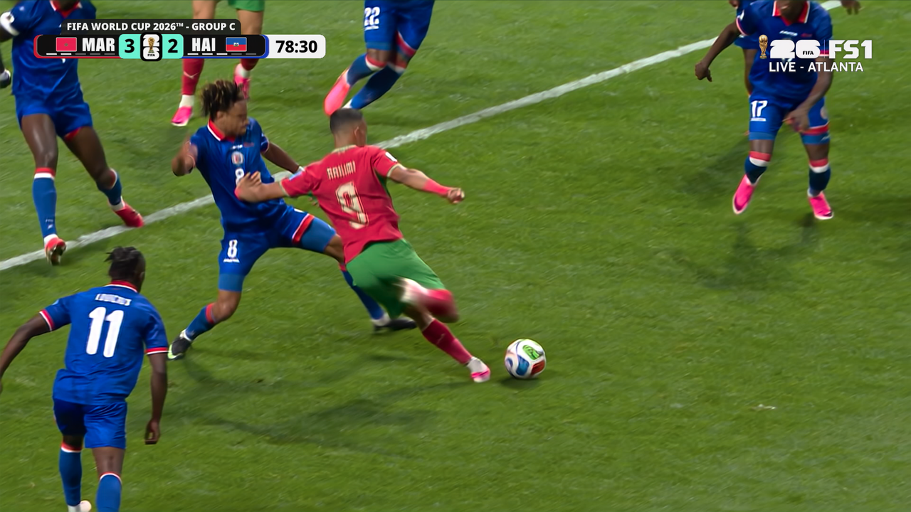 Morocco's Soufiane Rahimi score go-ahead goal vs Haiti | 2026 FIFA World Cup™