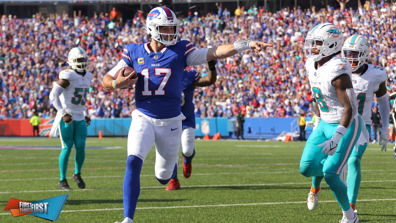 Bills (-3) favored to beat Dolphins in Week 18 & win AFC East | First Things First