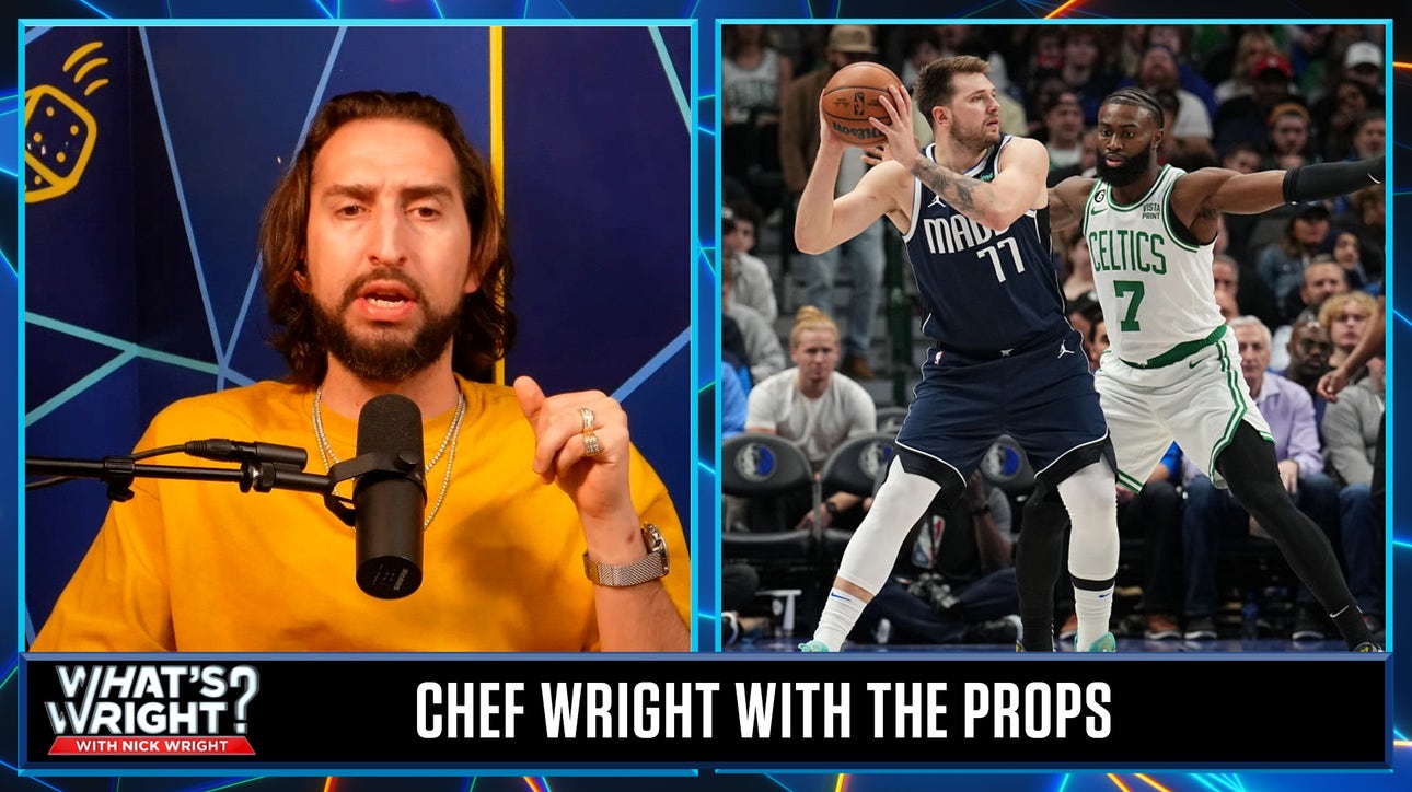 Chef Nick's NBA Finals prop menu: Mavs in 5, Luka Finals MVP, Tatum under 27.2 PPG | What's Wright?