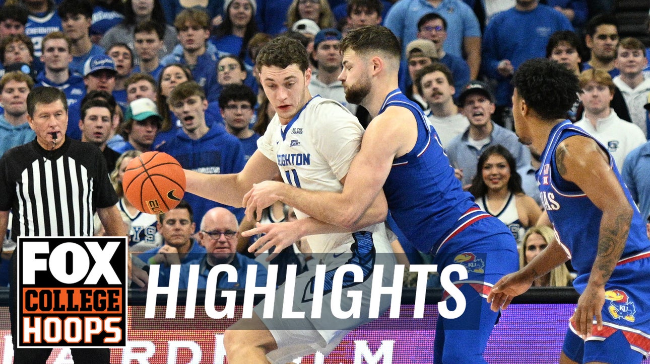 No. 1 Kansas Jayhawks vs. Creighton Bluejays Highlights | FOX College Hoops