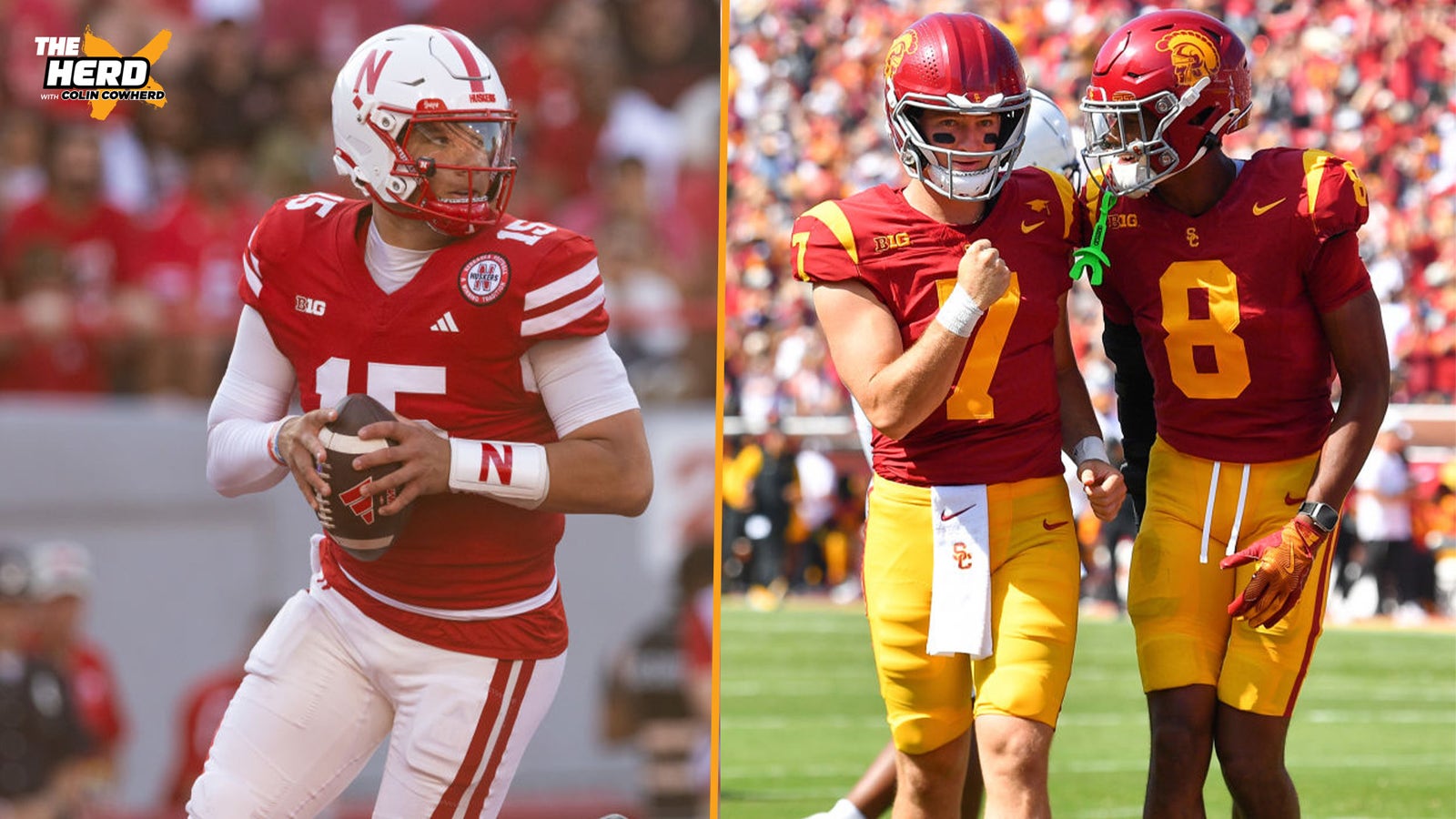 Colin & JMac's Big Bets: Nebraska (+6.5) covers, USC (-7) beats Maryland in Week 8 