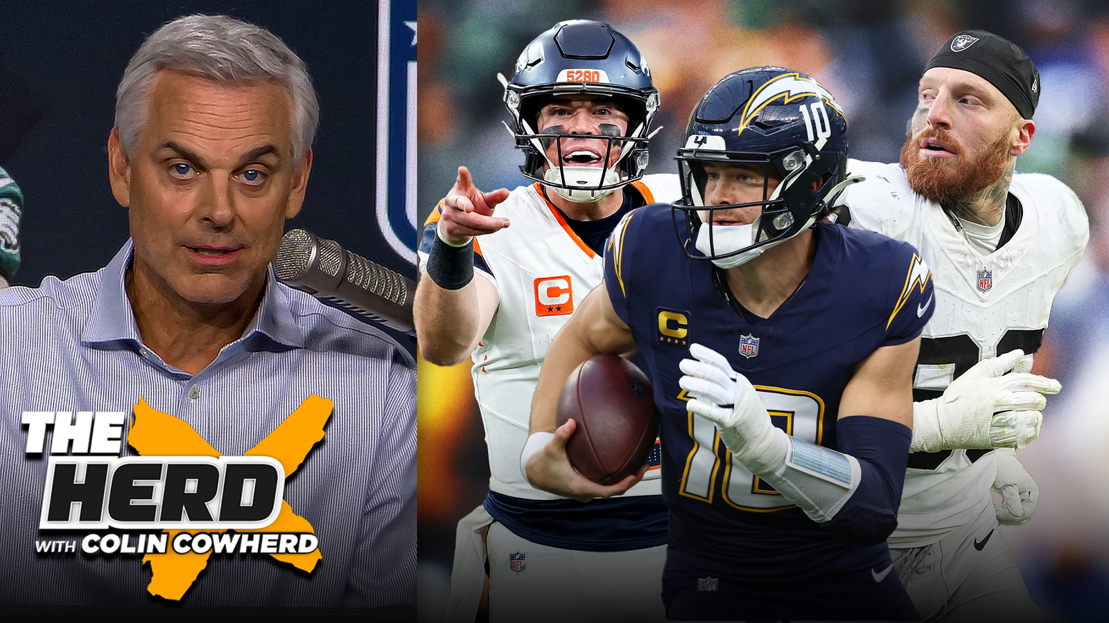 Justin Herbert wins multiple playoff games, Broncos miss playoffs, Maxx Crosby's future | The Herd