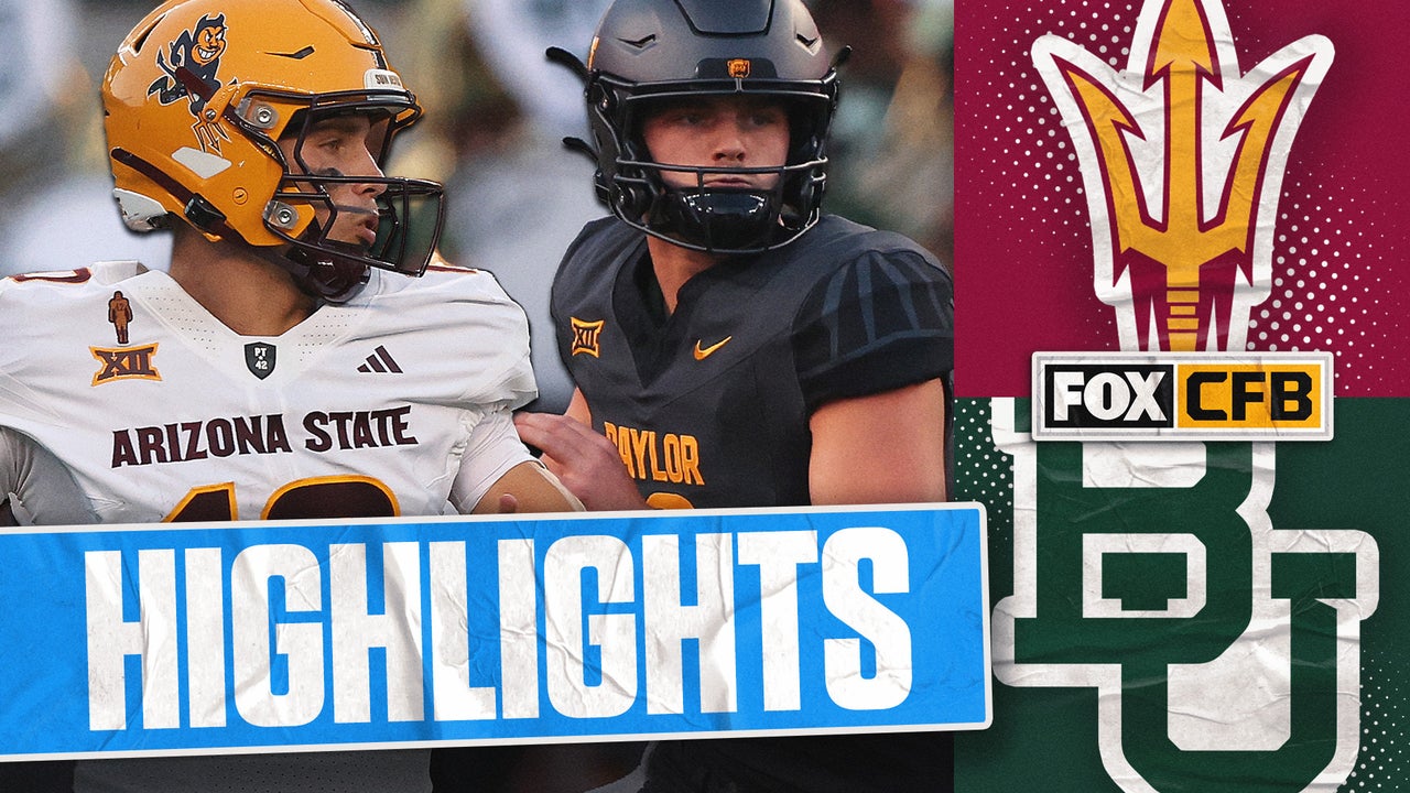 Arizona State Sun Devils vs. Baylor Bears Highlights | FOX College Football