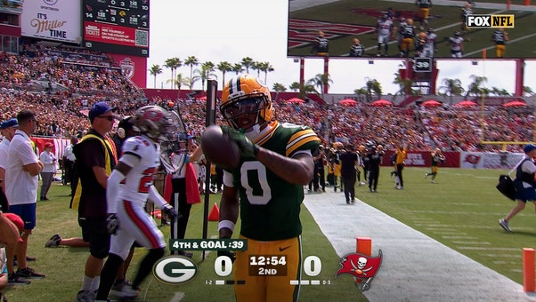 Jordan Love finds Matthew Golden for 2-yard TD, giving Packers lead over Bucs | NFL Highlights