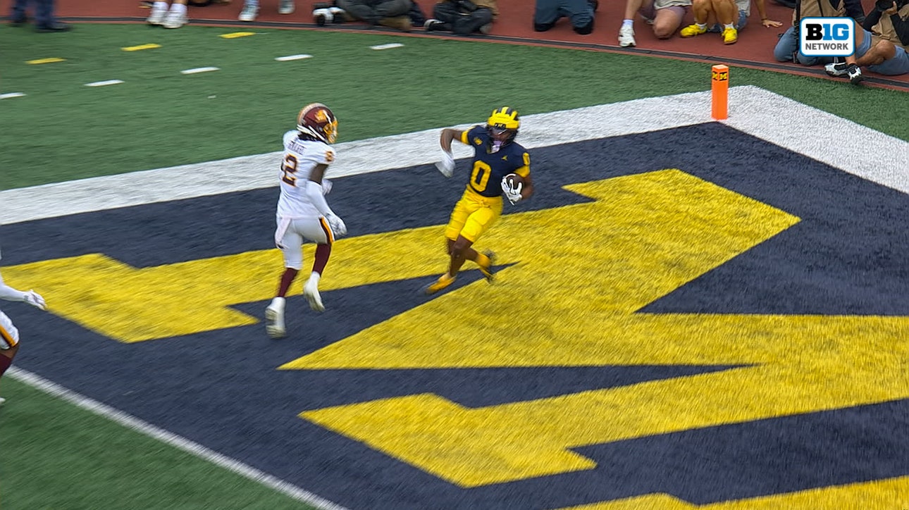Bryce Underwood finds Semaj Morgan for a 32-yard TD, extending Michigan's lead over Central Michigan