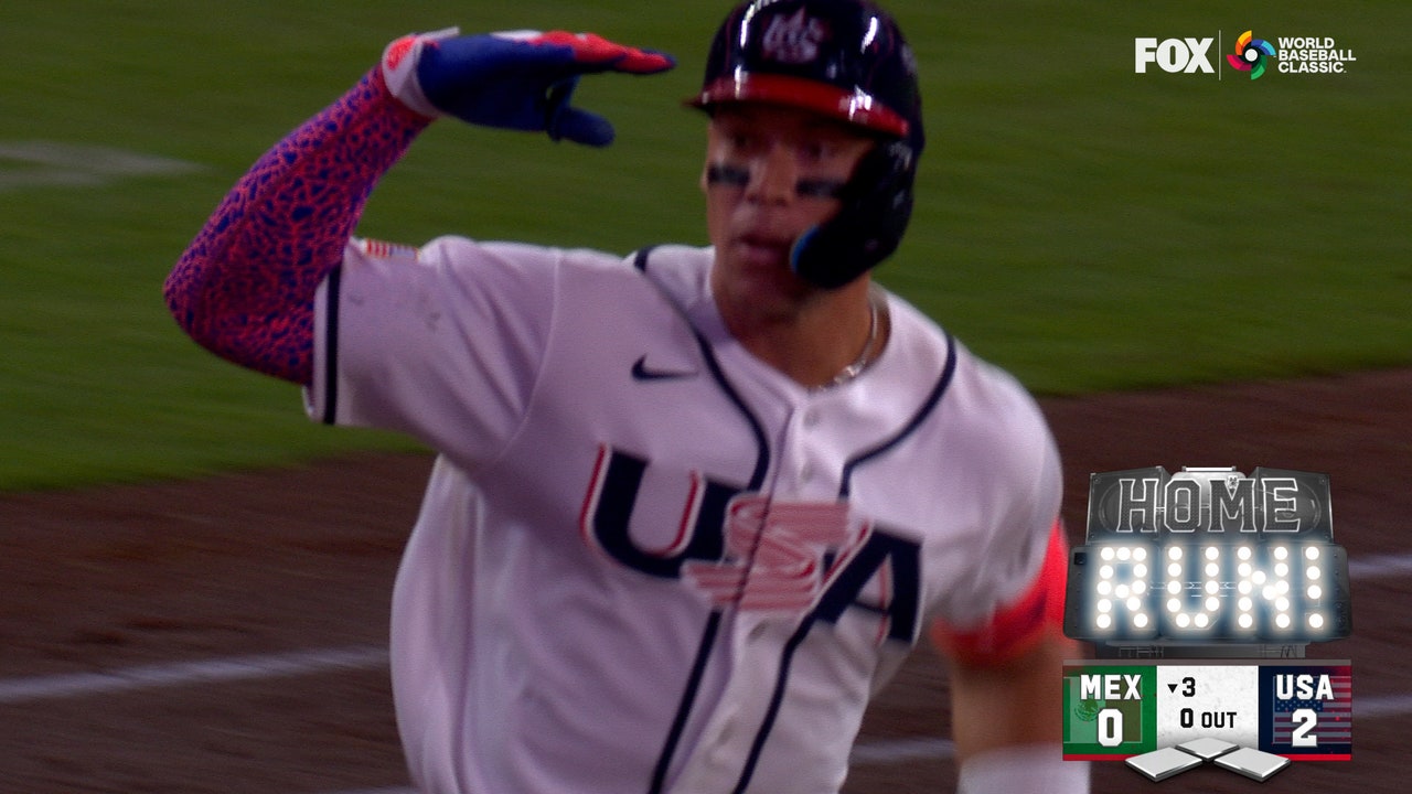 Aaron Judge hits two-run homer, extending United States' lead over Mexico