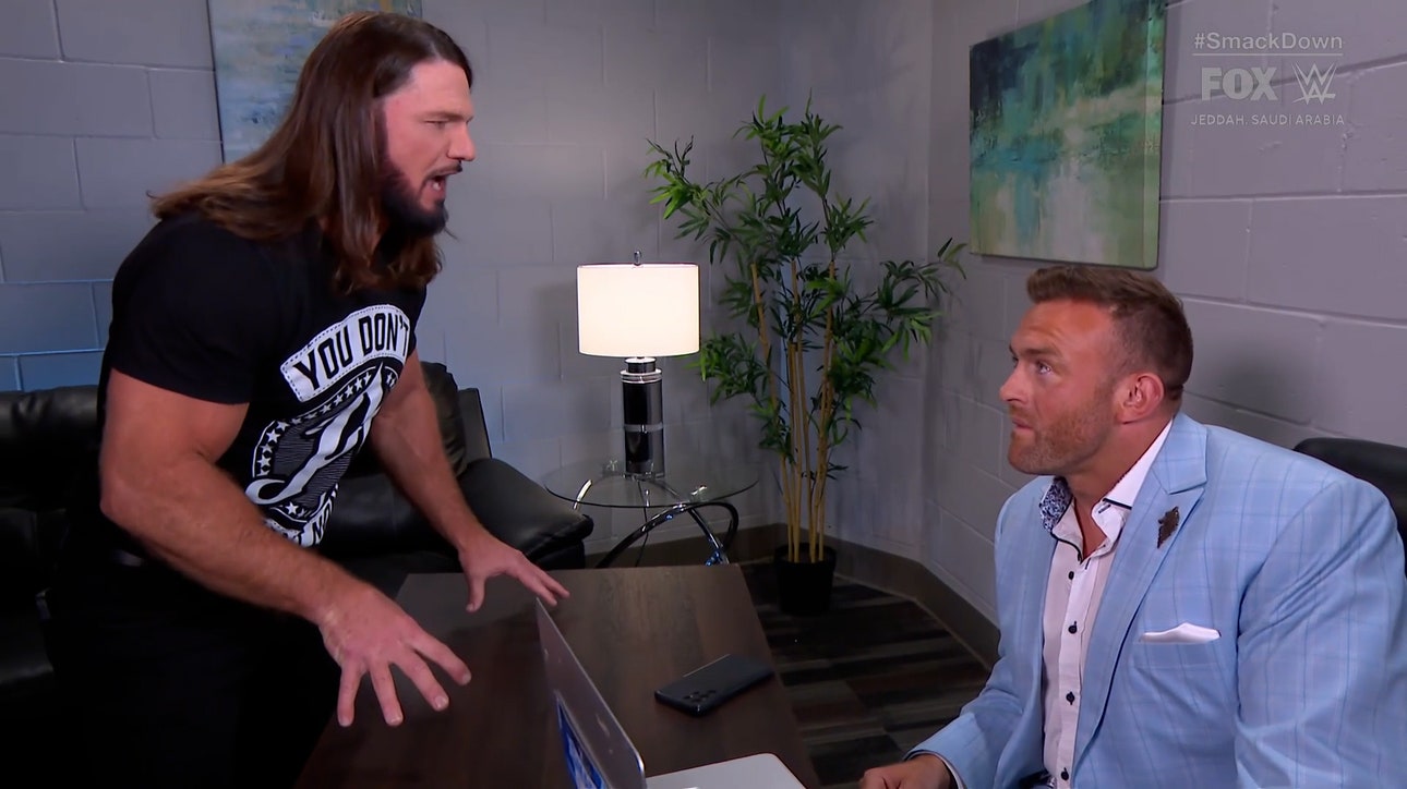 AJ Styles wants Nick Aldis’ help for title opportunity, ‘I don’t HAVE time!’ | WWE on FOX 