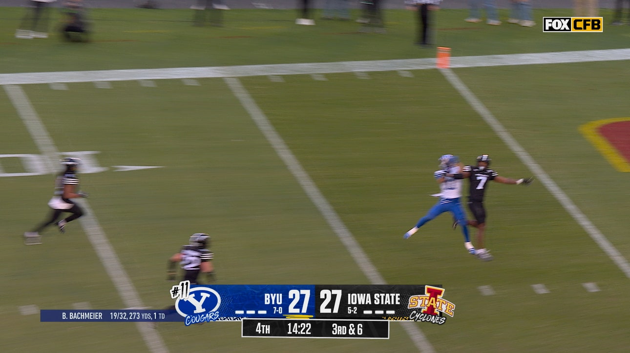 BYU’s Bear Bachmeier passes 27-yard TD to Parker Kingston, taking lead over Iowa State