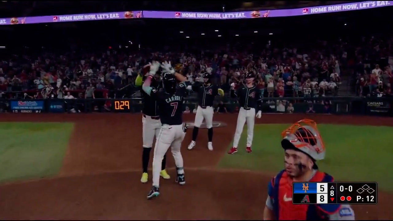 Corbin Carroll BLASTS a lead-changing grand slam to put Diamondbacks ahead of Mets