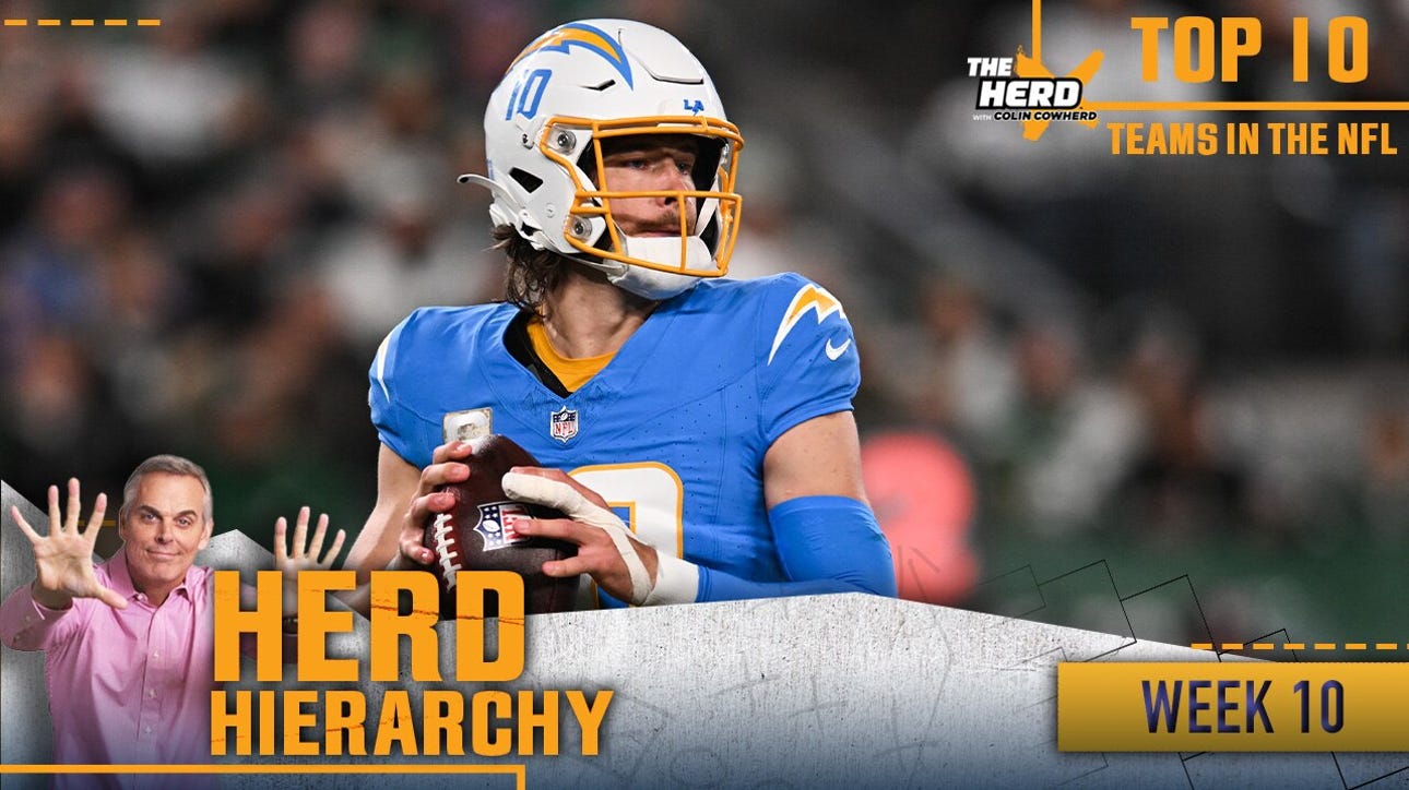 Herd Hierarchy: Chargers return, Ravens remain atop in Colin's Top 10 of Week 10 | The Herd