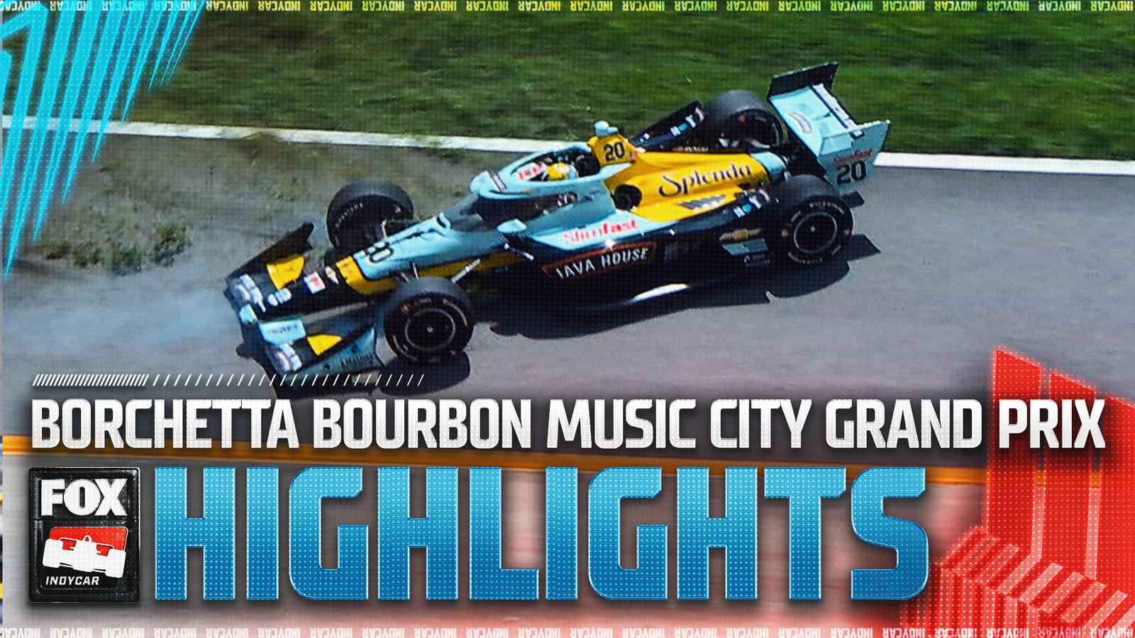  Borchetta Bourbon Music City Grand Prix Highlights 🏁 INDYCAR on FOX