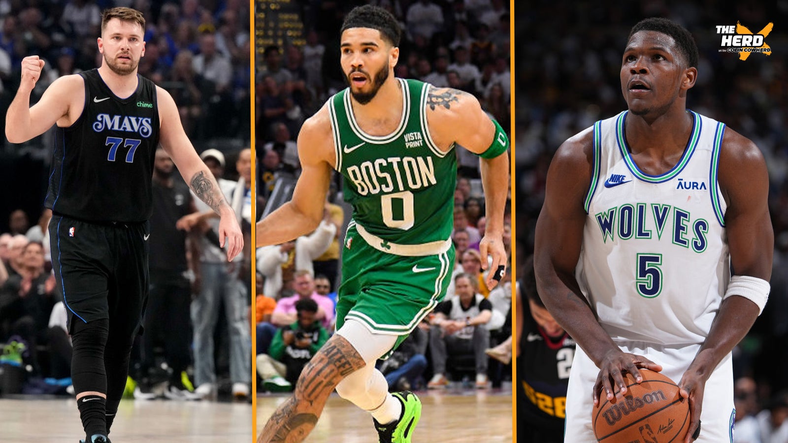 Anthony Edwards, Tatum, Kyrie, Luka highlight Colin's Top 10 Conference Finals players 