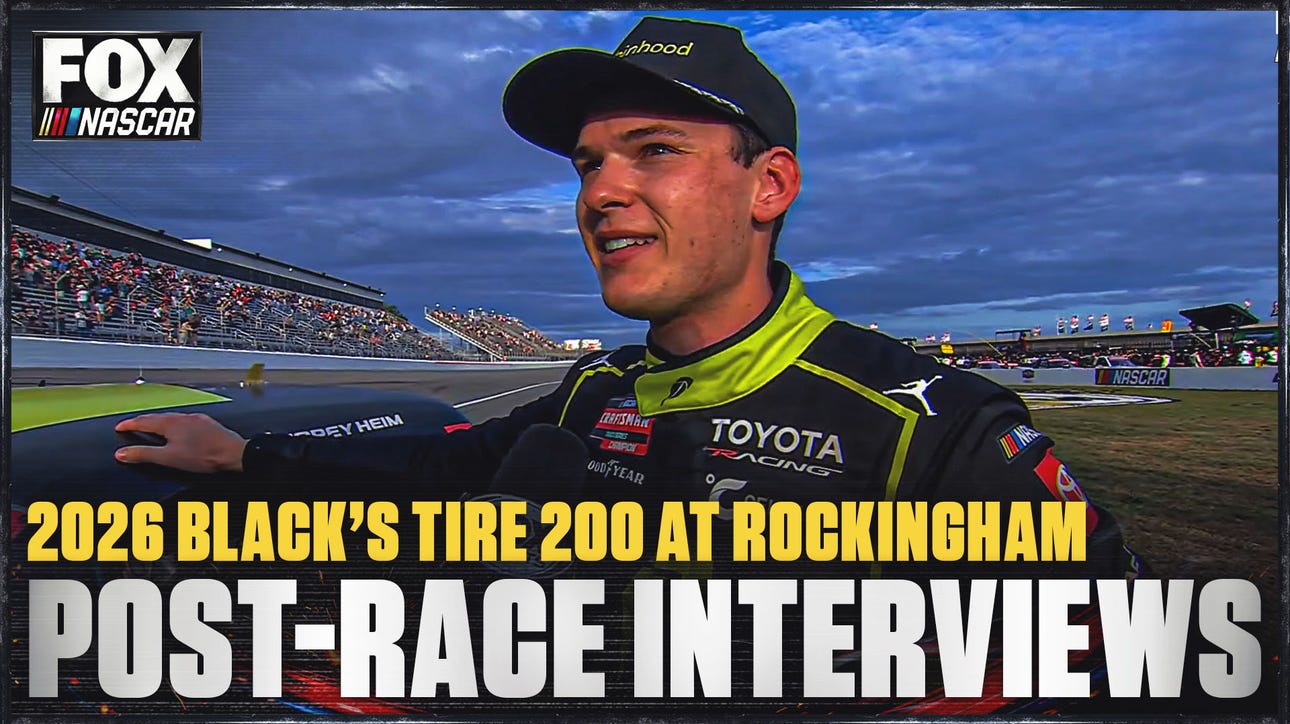 Corey Heim, Kaden Honeycutt & More Post-Race Interviews after Black's Tire 200 🎤 NASCAR on FOX