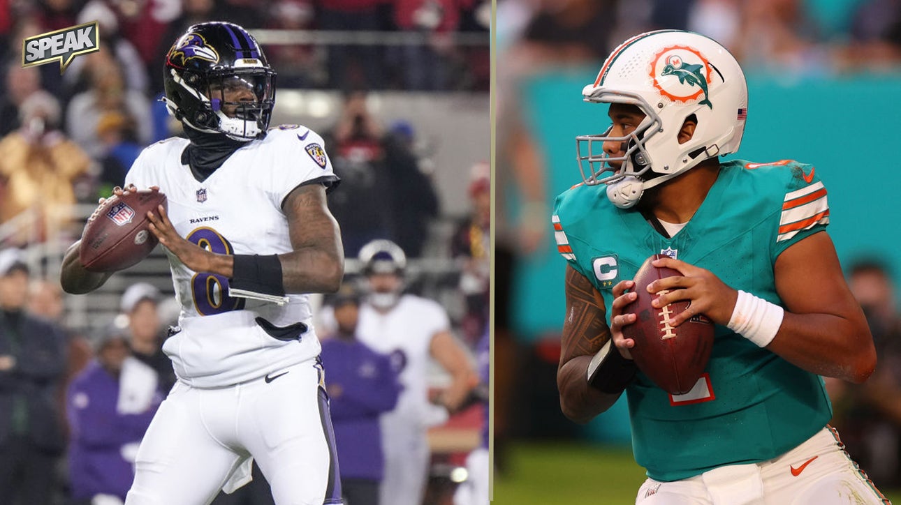 Does Lamar Jackson, Ravens, or Tua, Dolphins have the edge in Week 17? | Speak