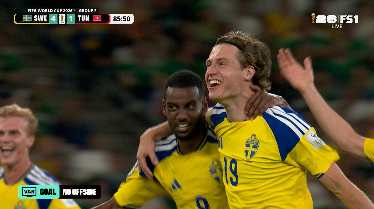 Sweden’s Mattias Svanberg scores goal immediately after entering game | 2026 FIFA World Cup™
