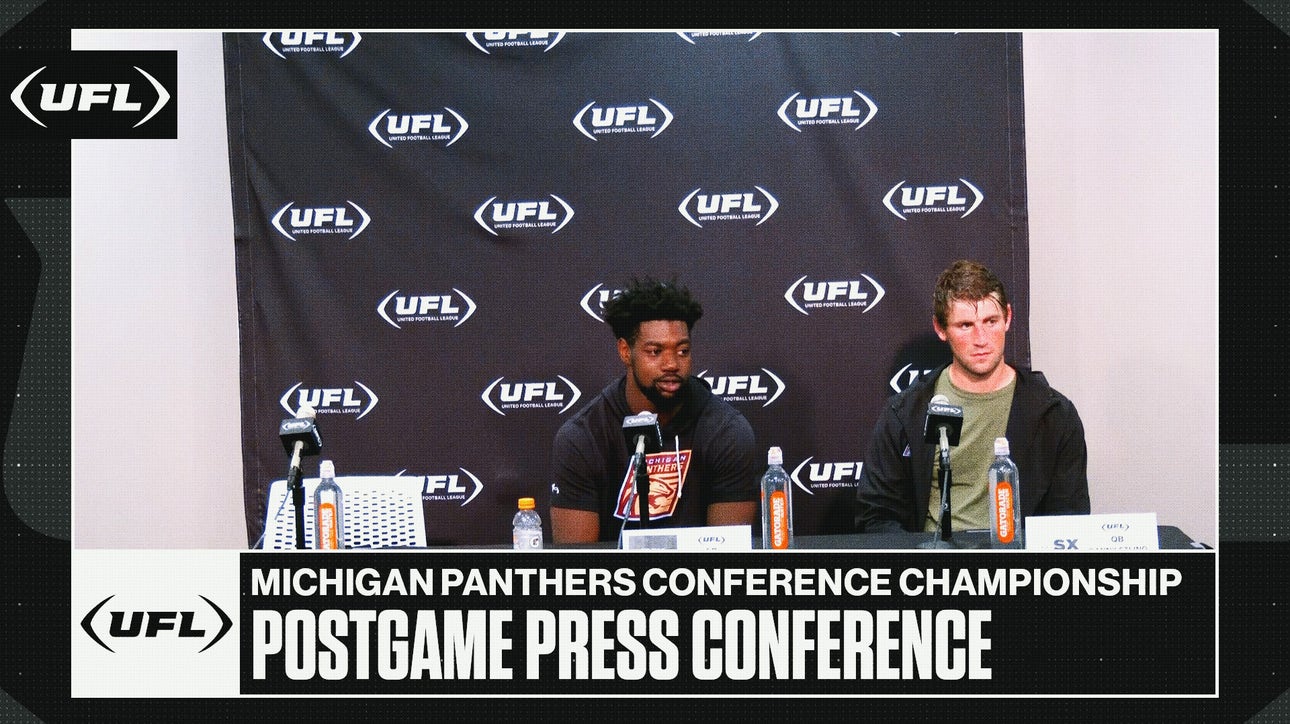 Michigan Panthers Conference Championship postgame press conference | United Football League