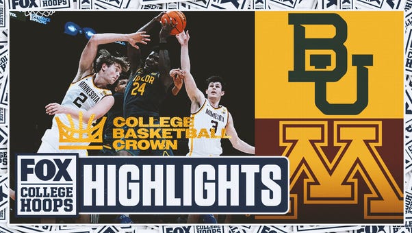 Baylor Bears vs. Minnesota Golden Gophers The Crown Highlights 🏀 FOX College Hoops