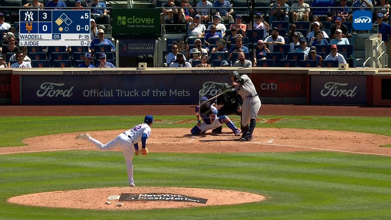 Aaron Judge crushes a two-run homer, extending Yankees' lead over Mets
