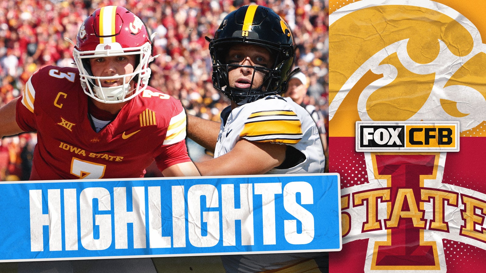 Resumen del partido Iowa Hawkeyes vs. Iowa State Cyclones (n.° 16)