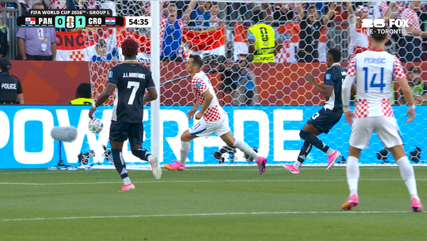 Ante Budimir finishes cross, giving Croatia lead vs Panama | 2026 FIFA World Cup™