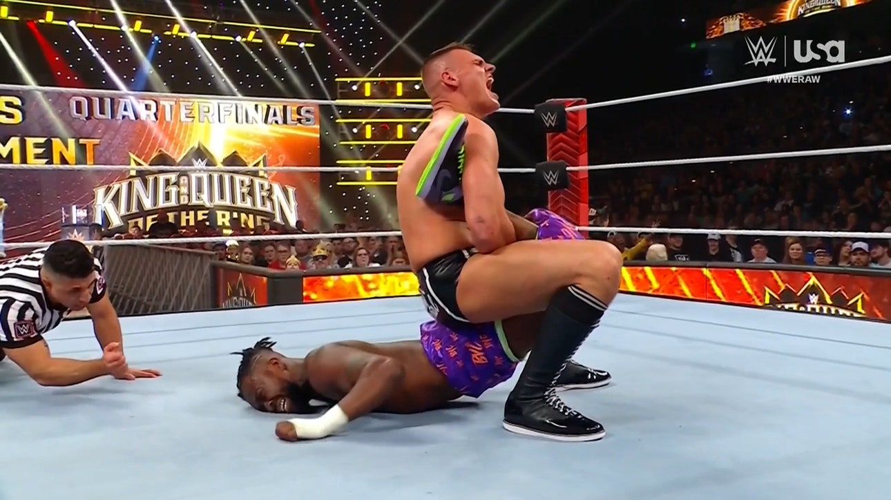 Gunther vs. Kofi Kingston King of the Ring Round 2 ends with tap out | WWE on FOX