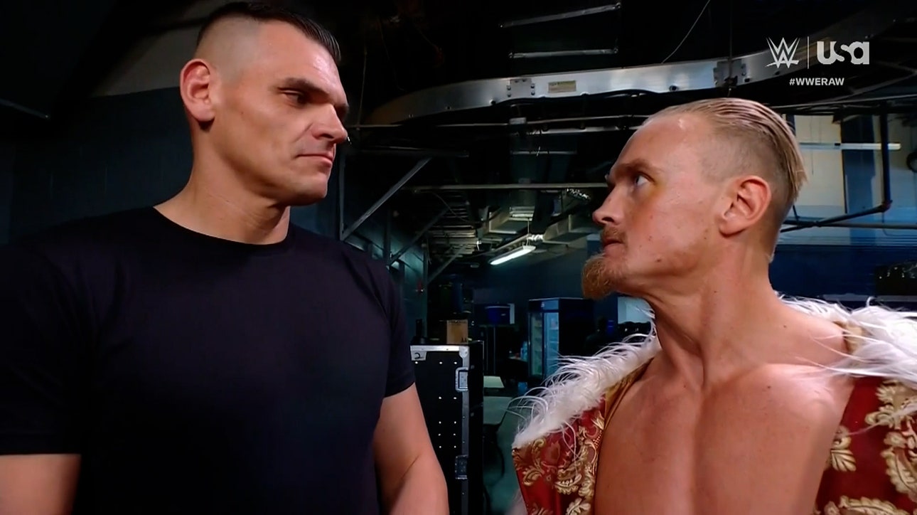  Ilja Dragunov and Gunther meet face-to-face backstage on Raw | WWE on FOX