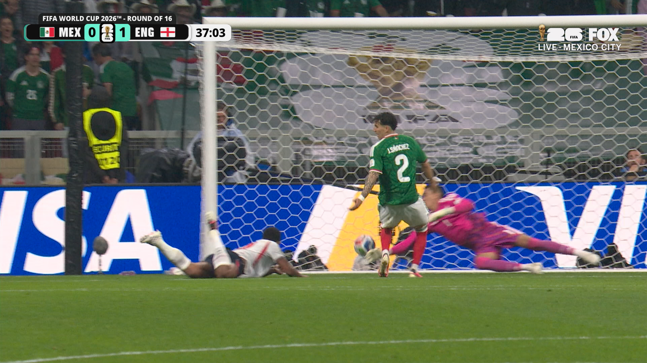 England's Jude Bellingham scores goal to take lead vs Mexico | 2026 FIFA World Cup™