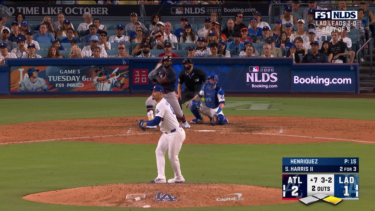 Michael Harris II drives in a run with a double, extending Braves’ lead over Dodgers