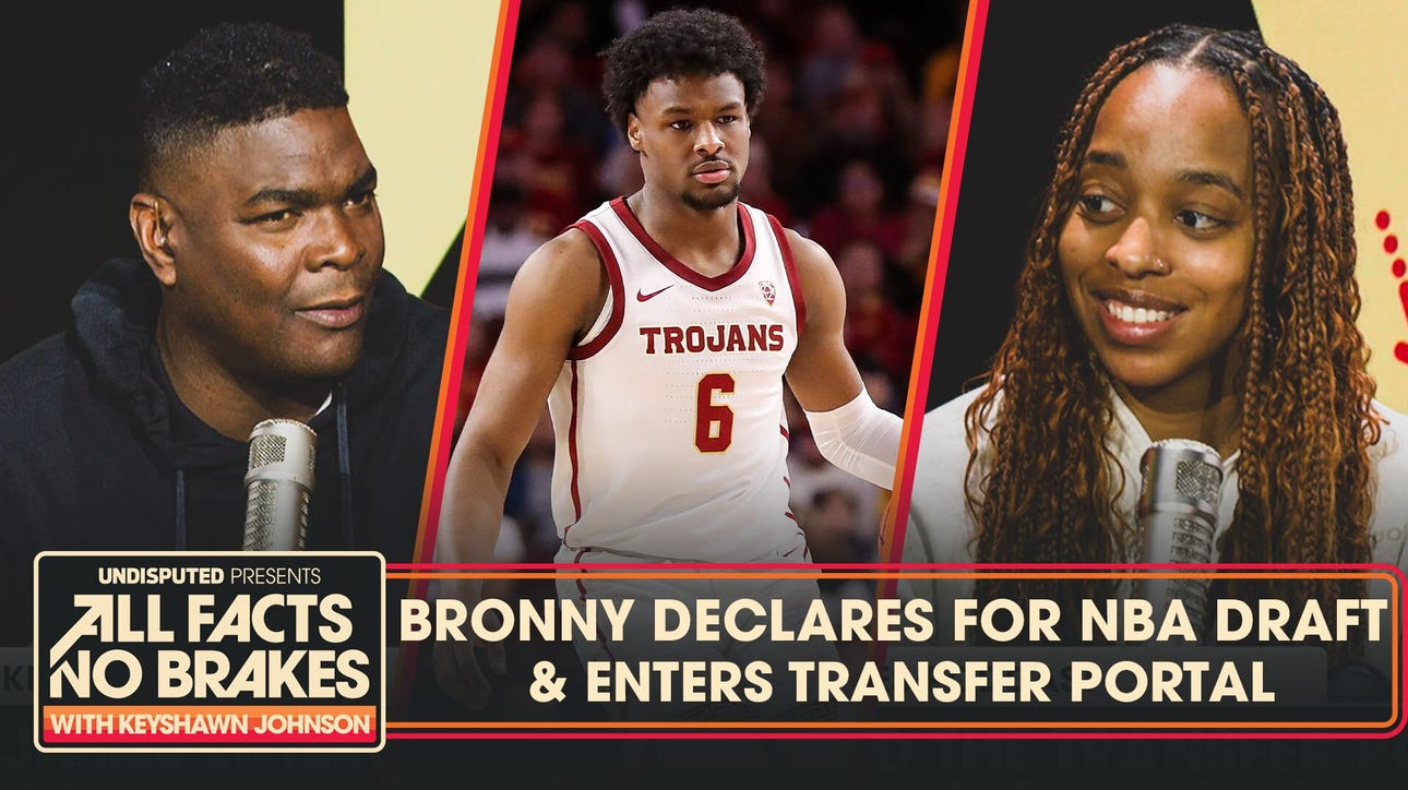  Bronny James declares for NBA Draft & enters NCAA transfer portal | All Facts No Brakes
