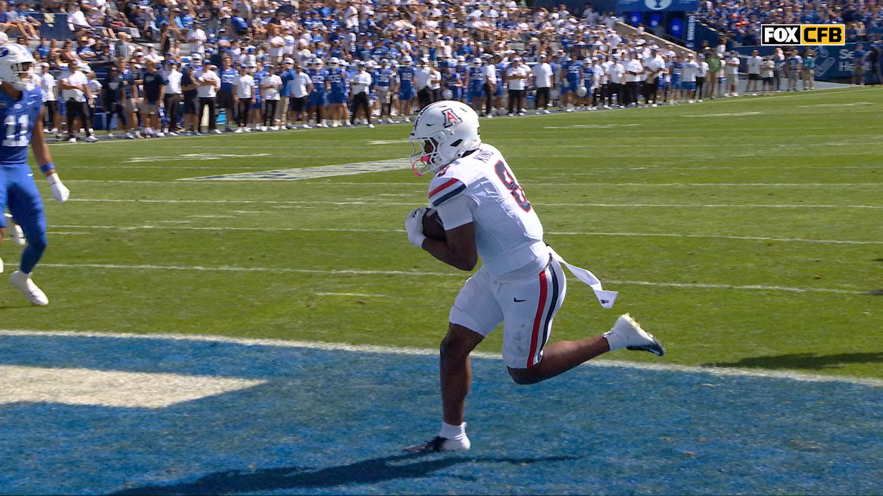 Arizona’s Noah Fifita throws 16-yard TD to Shane King, taking lead vs BYU