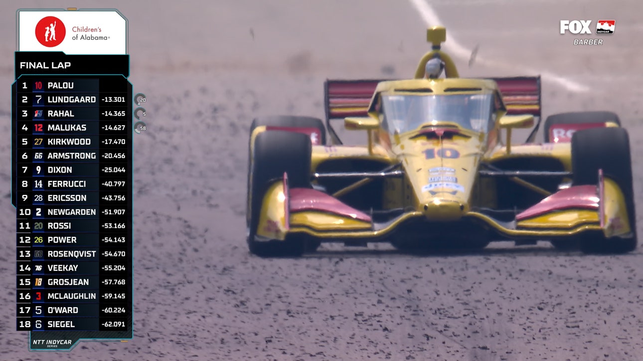 FINAL LAPS: Alex Palou takes checkered flag at Children's of Alabama Indy Grand Prix | INDYCAR on FOX