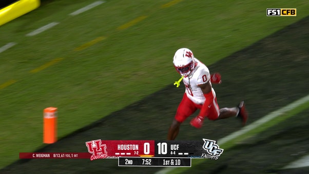 Conner Weigman launches it to Amare Thomas for 64-yard TD, trimming Houston's deficit against UCF